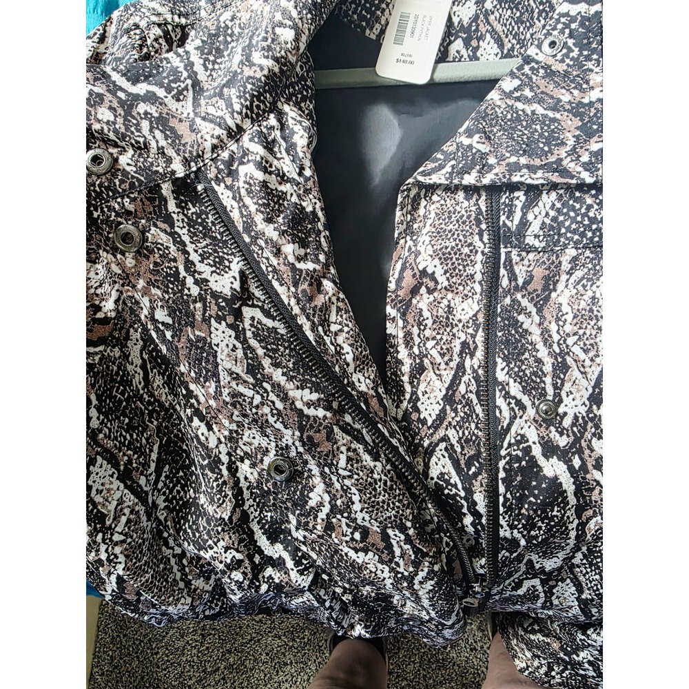 Soft Surroundings Viper Python Print Jacket VTG W… - image 6